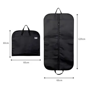 suit cover dust bag for cloth durable reusable gown cover dress cover convertible garment bag Garment Bags