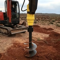 Foreuse hydraulique pour pelle, accessoire de pelle pour la plantation d'arbres, puits de plantation, forage de poteaux, équipement de forage pour la construction municipale