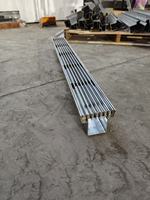 Caniveau de drainage en acier inoxydable en forme de U avec couvercle