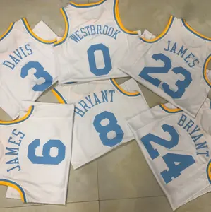 Murah seragam Jersey baru Nbaing kaos basket tekan panas bersirkulasi baju desain seragam basket kustom