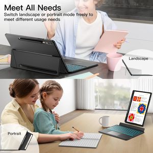 Per la scheda S10 <span class=keywords><strong>Ultra</strong></span> S9 + <span class=keywords><strong>S8</strong></span> 14.6 pollici Tablet senza fili Touchpad tastiera a forbice 7 rgb retroilluminazione Trackpad nuovo - Product Image 2
