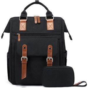 Muestra gratuita: Mochila duradera e impermeable para portátil con carga USB para estudiantes universitarios con gran capacidad - Product Image 1