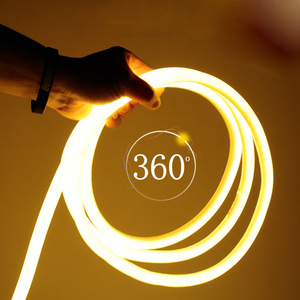 Nouveau Cordon Néon en Silicone en Promotion 12V 24V 110V 120V 240V 230V RVB Flexible à 360 Degrés Bande Lumineuse Néon LED RVB - Product Image 2