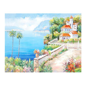 En gros décoration <span class=keywords><strong>de</strong></span> maison personnalisé diamant peinture balnéaire Château DIY 5D diamant peinture - Product Image 1