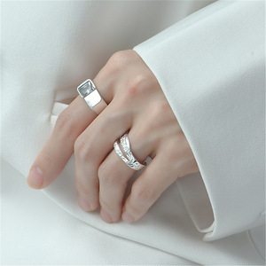 Bague Éternité en Argent Sterling 925 « Porte-Bonheur » Tendance Coréenne Ada Jewelry – Vente en Gros - Product Image 4