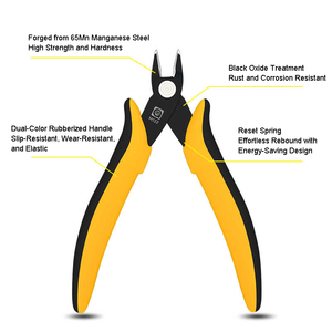 Alicates de Corte Electrónicos AMAOE <span class=keywords><strong>M122</strong></span> de 5.5 Pulgadas, Alicates de Corte Diagonal de Precisión, Pulidos, Resistentes a la Corrosión y al Óxido, Herramientas Manuales - Product Image 3