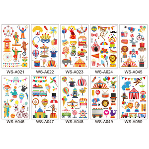 Suministros de Circo, Tatuajes Temporales Coloridos Personalizables <span class=keywords><strong>para</strong></span> Niños y <span class=keywords><strong>Niñas</strong></span>, Resistentes al Agua, Divertidos <span class=keywords><strong>para</strong></span> Fiestas - Product Image 3