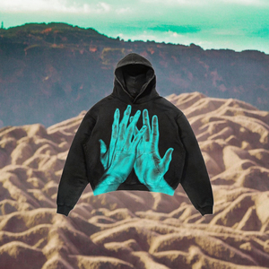 Winter 500Gsm Custom Cotton Graphic Men Embroidered Digital Printing Distressed Heavyweight Acid Wash Lined Oversized <b>Hoodie</b> - Product Image 3