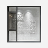 Ventana de Balcón de Aluminio con Doble Acristalamiento, Diseño Simple, Marco Ultra Delgado, Personalizada por Deioux, Ventanas Abatibles para Casa