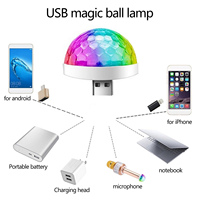 Mini USB Disco Light Sound Aktivierte LED Disco Ball Lampen Atmosphäre Strobe Bühnen lichter für Home Room Party Geburtstag DJ