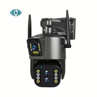 Caméra de sécurité CCTV sans fil IPC360Home à 3 objectifs, 12MP, PTZ, avec zoom optique 10x, interphone bidirectionnel, alarme de mouvement, stockage cloud, CMOS