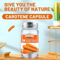 Daynee Capsules de bêta-carotène naturel 0.5g * 100 Capsules/bouteille Supplément de bêta-carotène