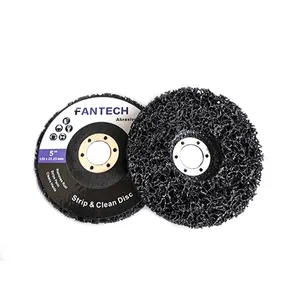 4 inch 100mm High Hardness Strip Disc Stripping Wheel Nylon Silicon Carbide Abrasives for Angle Grinders Clean Paint Removal