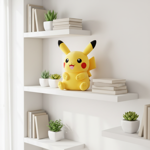 Boneka Plush Pikachu Elf Autier Asli untuk Hadiah Hari Valentine, Mainan Hewan Isi Kapas PP Super Lembut untuk Menghilangkan Stres - Product Image 5