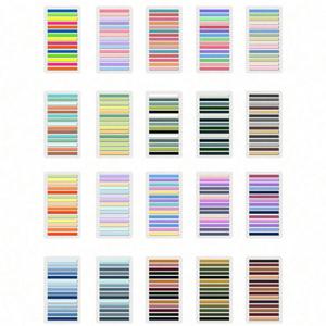 20-Pack Multicolor PET Index Tabs Memo <b>Pad</b>-Writable Self-Adhesive Sticky Notes for Page Marking & File Classification - Product Image 1