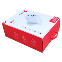 Vente en gros de boîtes d'emballage en papier à chargeur rapide pour téléphone portable portable de type c magnétique coloré pour chargeurs iphone