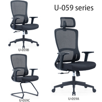 Nouvelle Chaise de Bureau Exécutive Ergonomique Pivotante en Maille Respirante à Dossier Haut, avec Appuie-tête Réglable et Fonction Rafraîchissante Extensible – Design Moderne