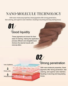 Encre <span class=keywords><strong>de</strong></span> maquillage permanent liquide pour sourcils YD, pigment organique, microblading, tatouage pour maquillage semi-permanent - Product Image 6