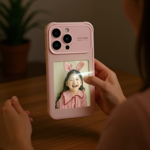 เคสโทรศัพท์ลายศิลปะสำหรับ iPhone TPU PC E Ink Display Portrait Design - Product Image 2