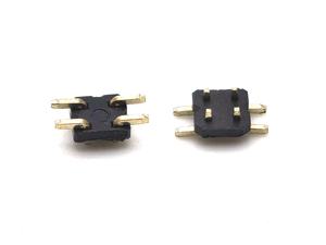 ขั้วต่อส่วนหัวของหมุดพิน2.54มม. แถวคู่ SQ0.64mm H1.0mm SMT 2*2P - Product Image 4