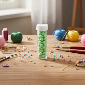 Ilan Abalorio 8Cm Macaron Verde <b>Beads</b> For Crafting Jewelry Making - Product Image 2