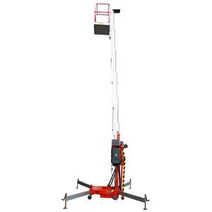 Factory Price Battery Powered Electric Lifting Mast Cheap 1 Man Lift