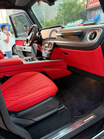 Housse de siège en cuir design pour Mercedes Benz Série C/A/S/CLA/CLS GLC/GLE/GLS Maybach/AMG Accessoires de voiture modernes