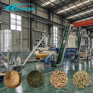 สายการผลิตอาหารสัตว์เป็นเม็ดปศุสัตว์วัวแกะ0.5-5ตันต่อชั่วโมง - Product Image 1