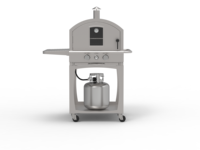 Four à Pizza à gaz intégré, en acier inoxydable, pour jardin, Camping-car, électronique, Commercial