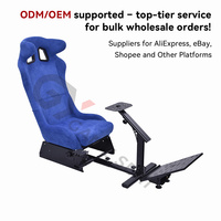 Asiento Plegable para Simulador de Carreras GY043 ODM, Simulador de Conducción, Silla de Juego para PC, Playstation 2 3, Wii, Xbox, Xbox 360, Logitech G27, G29