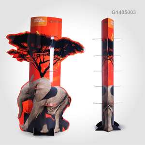 กระดาษแข็งยืนโฆษณารูปทรง<span class=keywords><strong>3D</strong></span> ใหม่ - Product Image 2