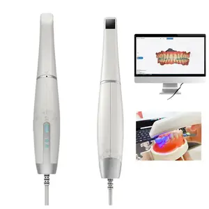 Low Price of Dental Equipment supplier Dynamic dental Intraoral Scanner with Built-in Socket 3 Shelves Mobile Dental Trolley