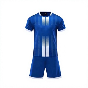 100% Polyester Fabric Cheap Full Sublimation Soccer Uniform Wears Customization Logo Soccer Jersey For Men - Product Image 3