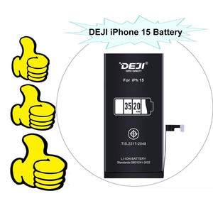 DEJI Nuevo 800 Ciclo de alta capacidad Teléfono celular Baterías digitales auxiliares para <span class=keywords><strong>iPhone</strong></span> 15 Batería - Product Image 4