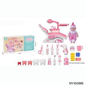 Mainan Dokter Gigi Anak Grosir, <span class=keywords><strong>Set</strong></span> Permainan Peran Rumah Sakit, Mainan Edukasi Anak Prasekolah, <span class=keywords><strong>Set</strong></span> Alat Medis Dokter - Product Image 4