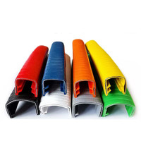 Protection de bord de porte de voiture coupe-vent en U, bande de protection anti-poussière épaissie pour flotte commerciale, pour panneau latéral de porte
