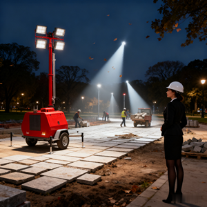 Torres de iluminación de mástil alto para exteriores 30m 35m con poste de iluminación de lámpara IP66 - Product Image 3