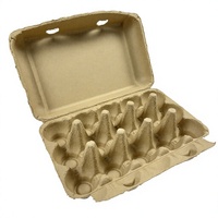 Barquettes à œufs biodégradables en pulpe de 15 alvéoles, carton à œufs antichoc, emballage recyclable pour le transport et le stockage