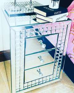 <span class=keywords><strong>Colonne</strong></span> miroir en argent massif, support carré de fleurs de mariage, sur socle, pour décorations de mariage, décor de fête - Product Image 1