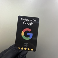 Individuell Bedruckte Kontaktlose 213 215 216 QR-Code Programmierbare Google-Bewertungskarte NFC-Tippbare Google-Bewertung Social-Media-Sharing-Karte