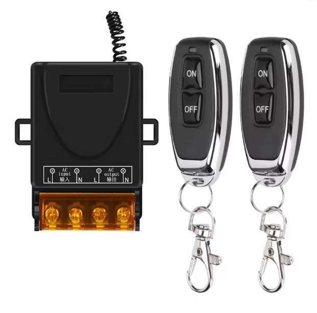 433MHz Wireless Remote Control Relay Switch AC 75-220V DC 9-72V 30A Remote on Off Module