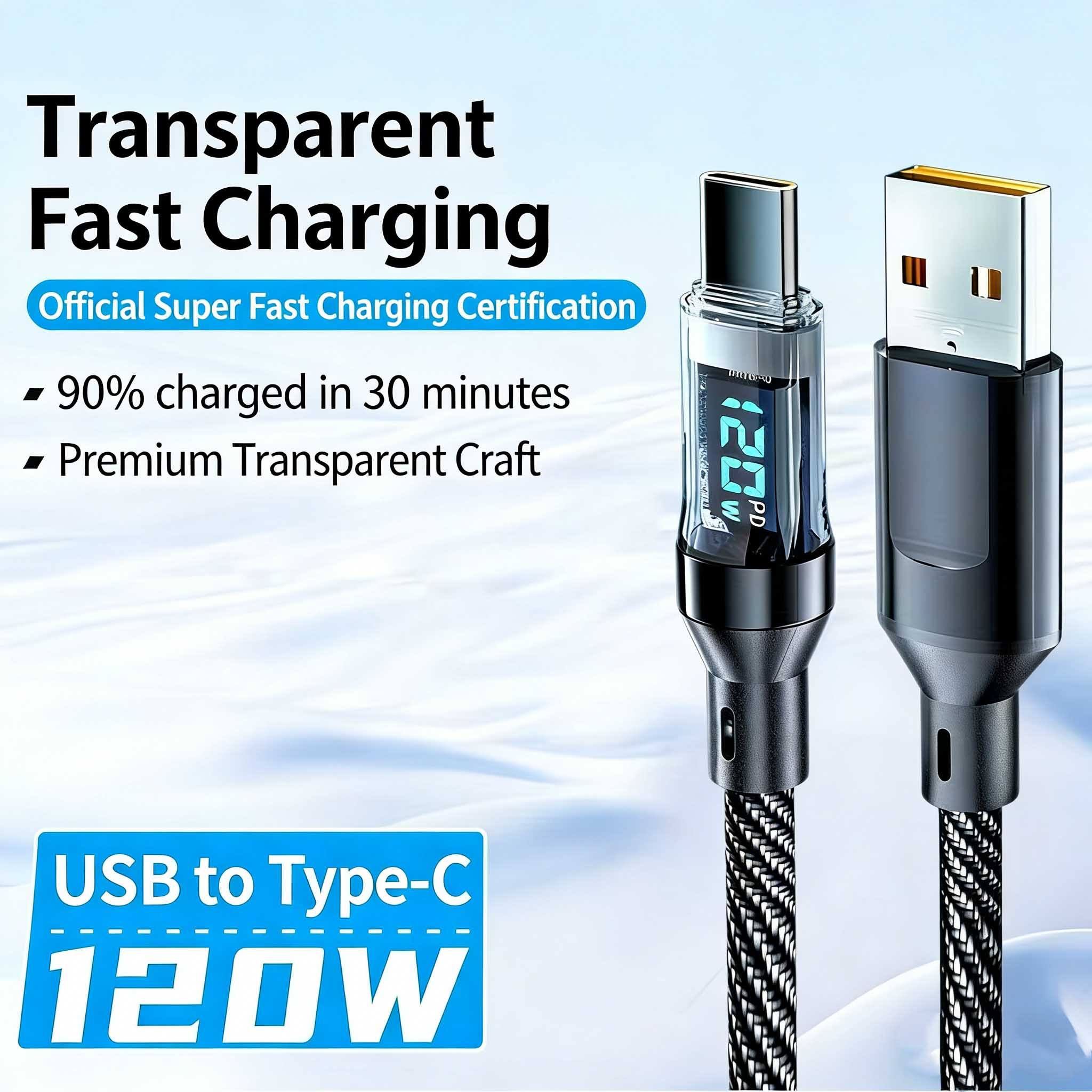 Cable USB-A a USB-C (sin empaque)