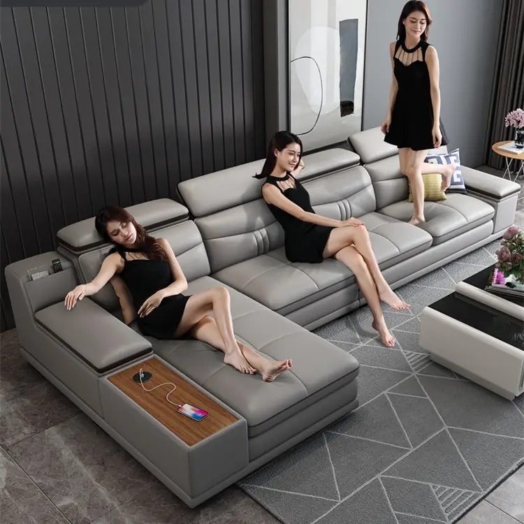 For Custom Prefab Houses Best selling luxury stylish australian leather sofa chesterfield drawing room sofa sets design