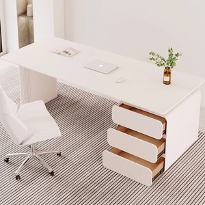 Modern Style Office <strong>Desk</strong> with Storage <strong>Drawer</strong> Computer <strong>Desk</strong> Home Living Room Dining Room Beauty Salon Consultation <strong>Desk</strong> - Product Image 4