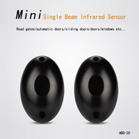 Detector infrarrojo seguro para puerta automatizada AC/DC 12-24V, Sensor de haz de fotocélula para el hogar, puertas automáticas al aire libre, sistemas de alarma