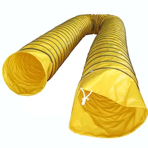 350Mm Brandvertragende Polyester Vinyl Spiraal Flexibele Leidingen Voor Kolenmijn