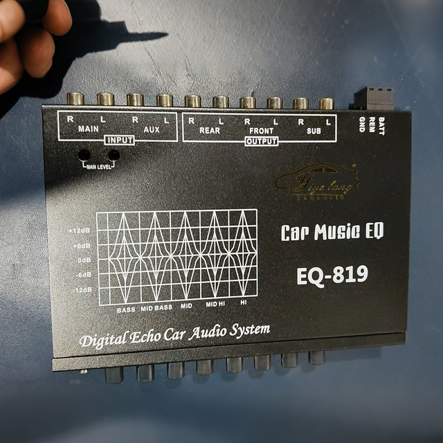 Wholesale Customizable Class AB 5-Channel 5 Band Equalizer Digital Echo Professional Car Audio System Car KTV Audio Processor