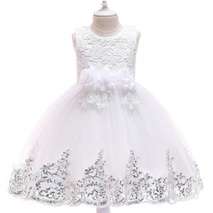 Super Promotion Robe de Bal Bouffante Brodée de Paillettes pour Fille, Robes de Soirée Formelles pour Bébés Filles, Robes de Mariée en Tulle pour Filles - Product Image 2