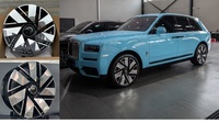 Convient pour Rolls Royce Cullinan Ghost Phantom Phantom Shadow Shadow, jantes en acier forgé, jantes en acier, 20, 21, 22 pouces