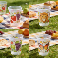 Machine d'impression de gobelets en plastique intelligents PP/PET/PS 1-6 couleurs